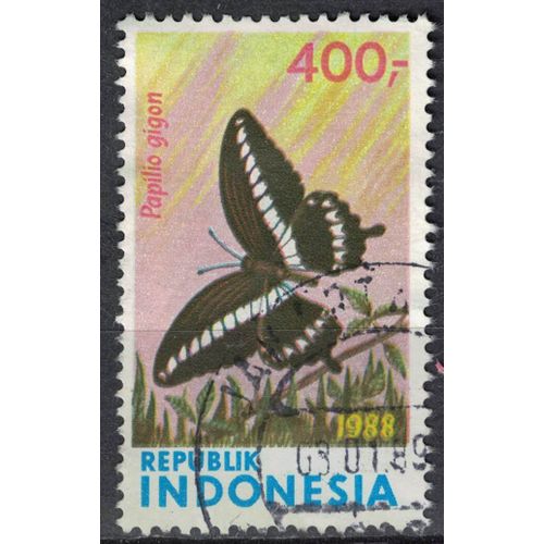 Indonésie 1988 Oblitéré Used Butterfly Papillon Papilio Gigon Su
