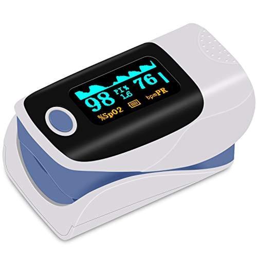 Finger oxymètre de pouls - Oxymètre de doigt - Moniteur de saturation  sanguine avec écran OLED d'alarme - Oxymètre de doigt portable pour SpO2 et  fréquence cardiaque