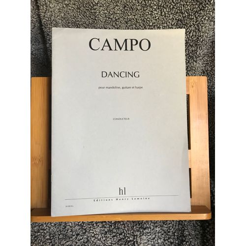 Régis Campo Dancing Pour Mandoline Guitare Et Harpe Partition Éditions Lemoine