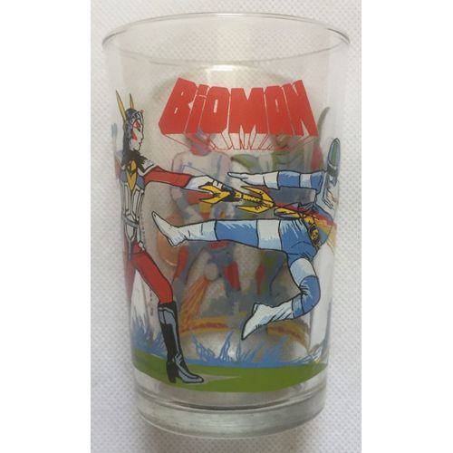 Verre A Moutarde Bioman, Animation , Manga, Vintage, Figurine