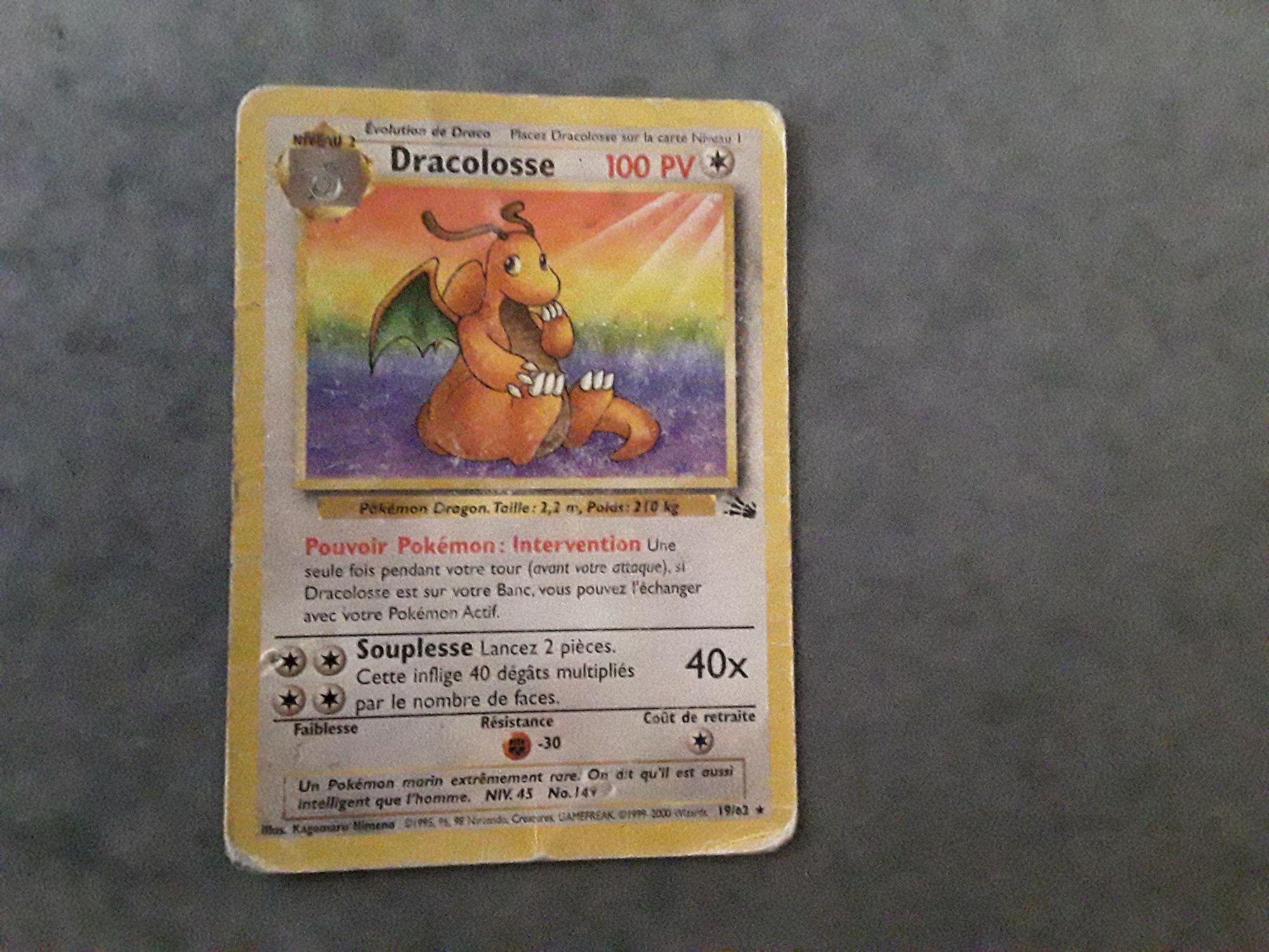 Dracolosse Deuxieme Edition 19 62 Cartes De Jeux Rakuten