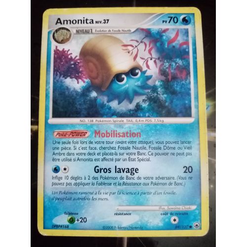 Carte Pokemon Amonita