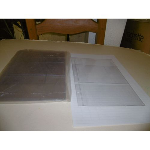 Paquet De 10 Pochettes Plastiques Perforées 17x22 Pour Disquettes