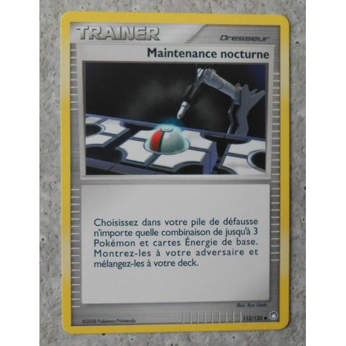 Traîner - Maintenance Nocturne - Trésors Mystérieux - 113/123