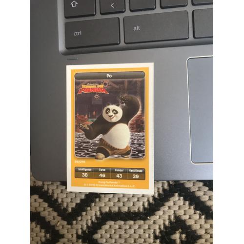 Carte Disney Carrefour "Po" 86/216 (Kung Fu Panda)