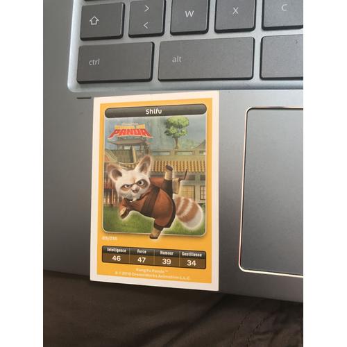 Carte Disney Carrefour "Shifu" 89/216 (Kung Fu Panda)