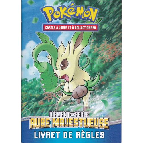 Livret De Règle Pokemon - Liste De Cartes - Diamant Et Perle - Aube Majestueuse