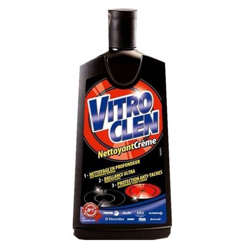 Vitroclen Flacon Nettoyant Crème 3 En 1 Vitrocéramique 200ml (Lot De 4) 