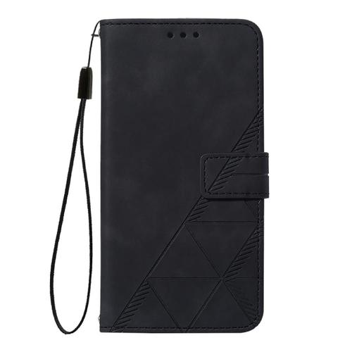 Étui Pour Samsung Galaxy Xcover 4 /4s Portefeuille Couverture Cuir Pu Titulaire De La Carte De Crédit Livre De Protection Flip Folio - Noir