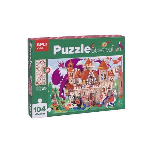 Puzzle Observation Château 104 Pièces