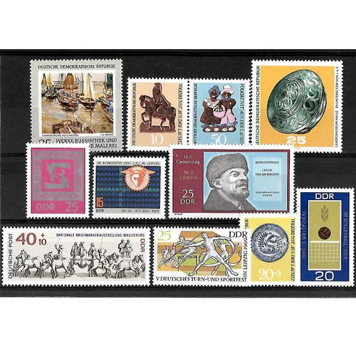 Allemagne- Rda -Lot De 11 Timbres Neuf**-Gomme Intacte- 1 Er Choix