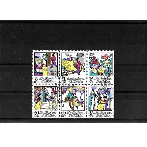 Allemagne- Rda -Du N° 1493 Au N° 1498 -Lot De 6 Timbres Oblitérés-Très Bon Etat