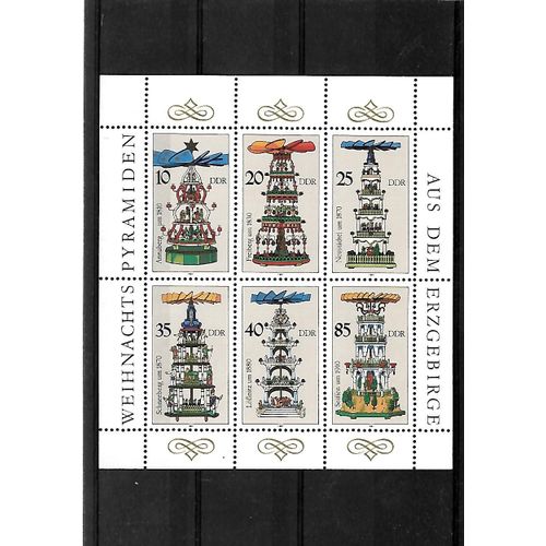 Allemagne- Rda -Du N° 2748 Au N° 2753 -Lot De 6 Timbres Neuf**-Gomme Intacte- 1 Er Choix