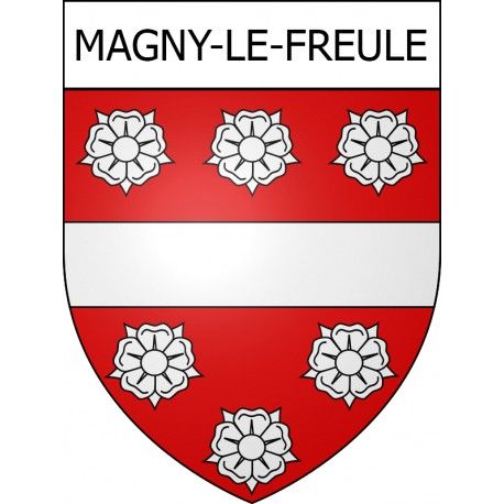 Magny-Le-Freule 14 Ville Stickers Blason Autocollant Adhésif - Taille : 4 Cm