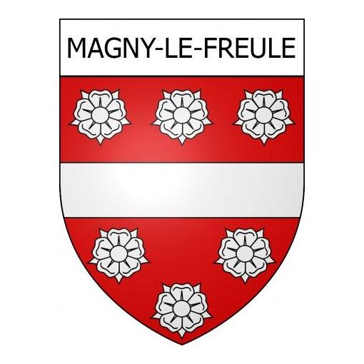 Magny-Le-Freule 14 Ville Stickers Blason Autocollant Adhésif - Taille : 17 Cm