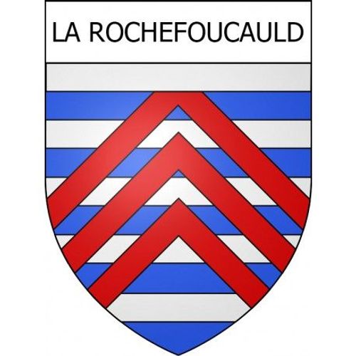 La Rochefoucauld 16 Ville Stickers Blason Autocollant Adhésif - Taille : 12 Cm