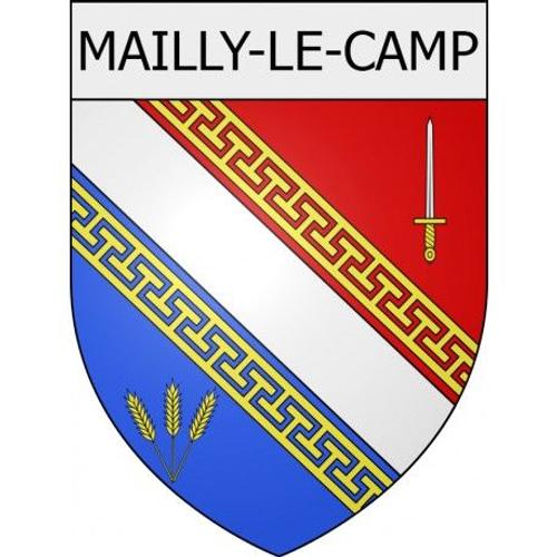 Mailly-le-Camp 10 ville Stickers blason autocollant adhésif - Taille : 4 cm | Rakuten