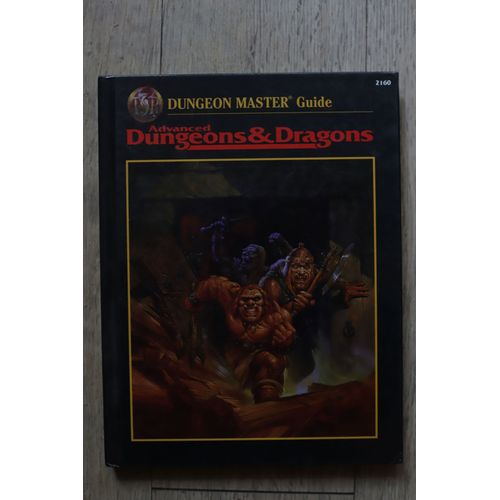 Dungeon Master Guide - Livre De Règles Cartonné - Advanced Dungeons & Dragons Ad&d 2° Édition - 1997