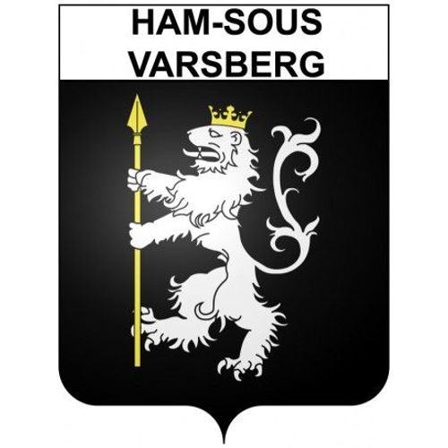 Ham-Sous-Varsberg 57 Ville Stickers Blason Autocollant Adhésif - Taille : 12 Cm