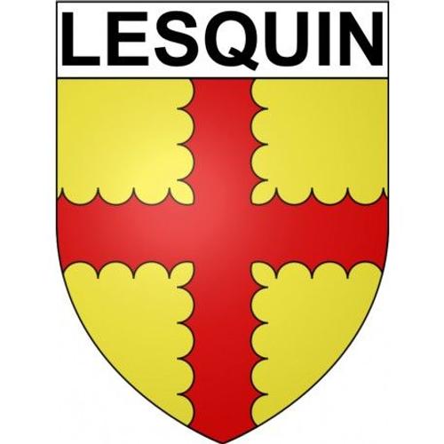 Lesquin 59 Ville Stickers Blason Autocollant Adhésif - Taille : 12 Cm