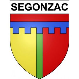 Segonzac 19 Ville Stickers Blason Autocollant Adhésif - Taille : 4 Cm