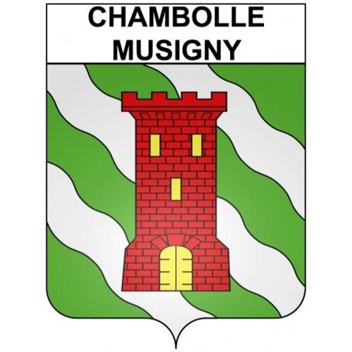 Chambolle-Musigny 21 Ville Stickers Blason Autocollant Adhésif - Taille : 8 Cm