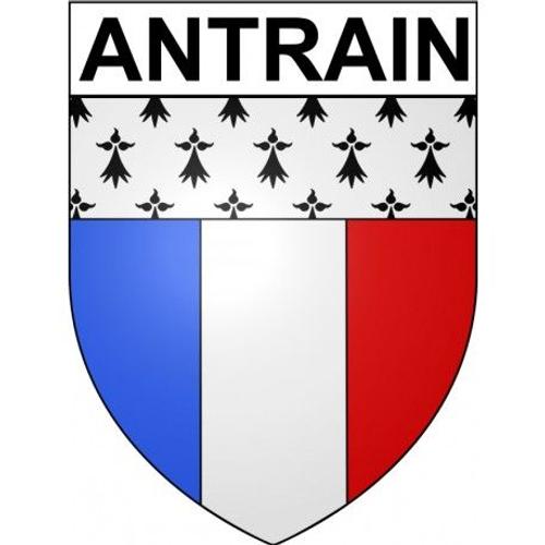 Antrain 35 Ville Stickers Blason Autocollant Adhésif - Taille : 4 Cm