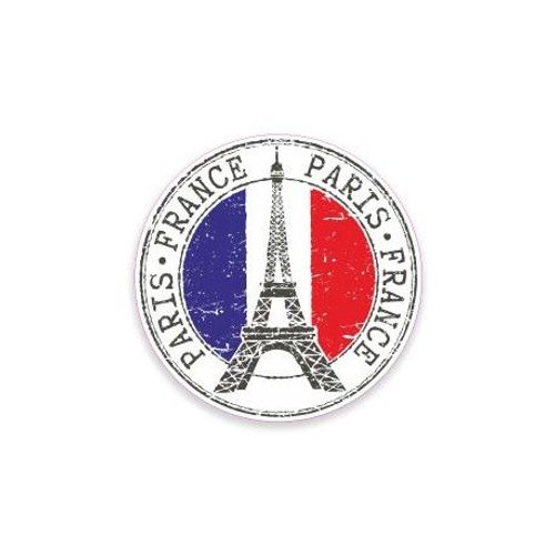 Paris Tour Eiffel Logo 442 Autocollant Adhésif Sticker - Taille : 12 Cm