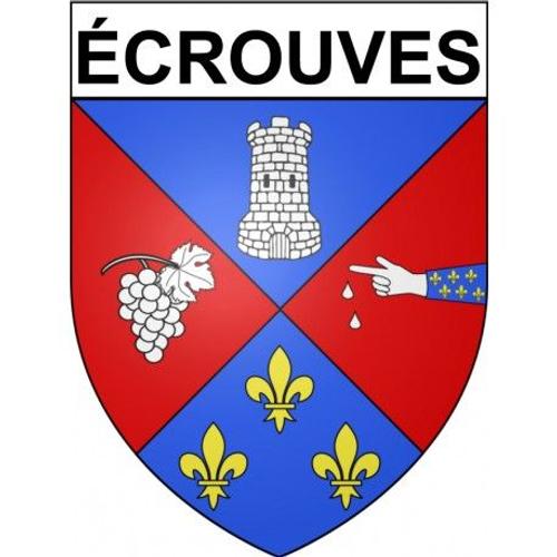 Écrouves 54 Ville Stickers Blason Autocollant Adhésif - Taille : 4 Cm