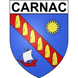 Carnac 56 Ville Stickers Blason Autocollant Adhésif - Taille : 12 Cm