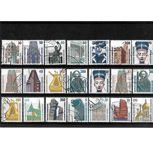 Allemagne- Rfa -Lot De 21 Timbres Oblitérés-Très Bon Etat