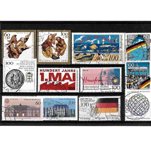 Allemagne- Rfa -Lot De 12 Timbres Oblitérés-Très Bon Etat
