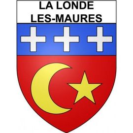 La Londe-Les-Maures 83 Ville Stickers Blason Autocollant Adhésif - Taille : 4 Cm