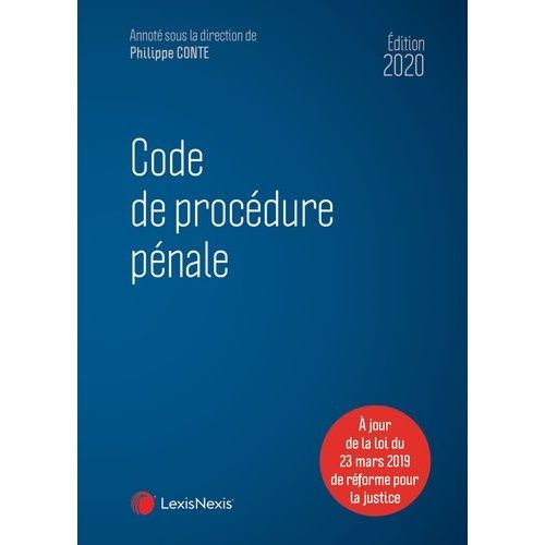 Code De Procédure Pénale - Avec Le Livret "Les 60 Ans Du Code De Procédure Pénale" Offert