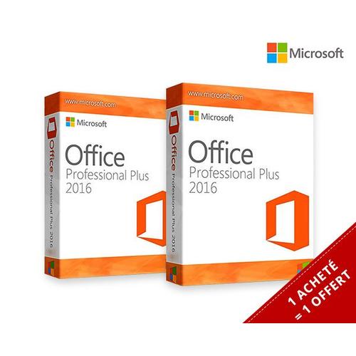 Office 2016 Pro Plus - Pc - 1 Achete = 1 Offert