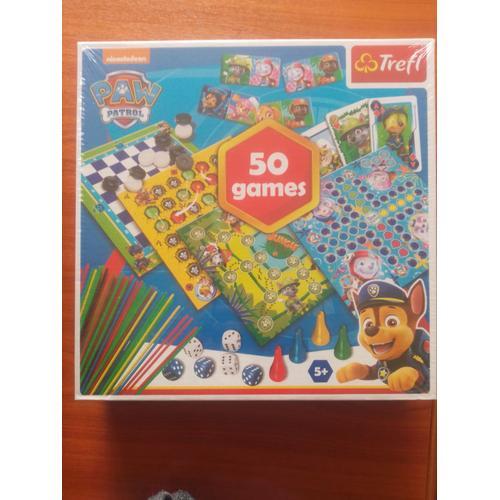 Trefl 50 Jeux De Société Paw Patrol Nickelodeon