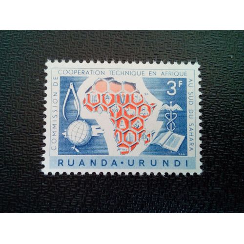 Timbre Ruanda-Urundi. Yt 217 Actc 1960 ( 040504 )