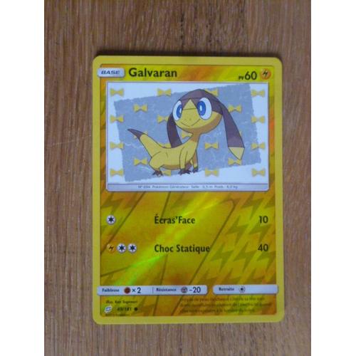 Carte Pokémon Galvaran Brillante 60 - 49/181 - Duo De Choc