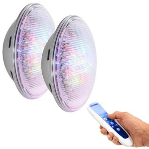 2 lampes led lumiplus rgb 1100 lm avec télécommande