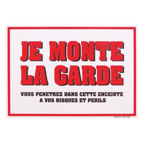 Panneau De Garde 250x175