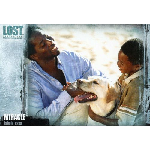 Trading Card Lost Saison 1 N°7 Miracle Harold Perrineau Malcom David Kelley