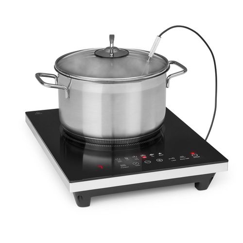 Klarstein Cook N Roll Plaque À Induction 2000w , Minuterie 3 H , 10 Niveaux De Cuisson - Noir