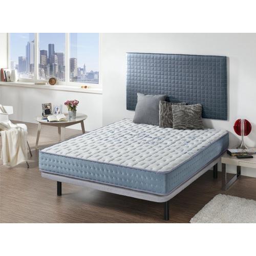 Matelas 150x190 Bordeaux Epaisseur 20 Cm - Ressorts Ensaches - Memoire De Forme Sur 2 Faces