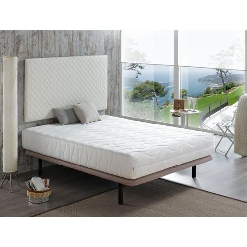 Matelas 160x190 Spring Ferme Epaisseur 22 Cm ¿ Dehoussable ¿ Memoire De Forme ¿ Mousse De Haute Densite - Tres Ferme