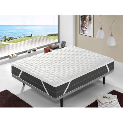 Sur Matelas 150x200 Bastille - Hauteur 4 Cm - Respirabilité - Adaptabilité-Dormalit