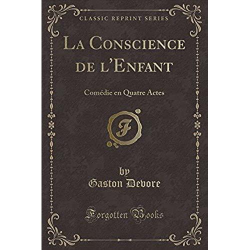 Devore, G: Conscience De L'enfant