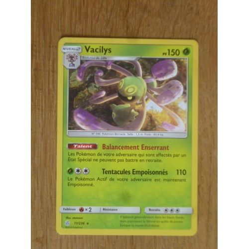 Carte Pokémon Francaise Rare 11 /236 Vacilys Éclipse Cosmique