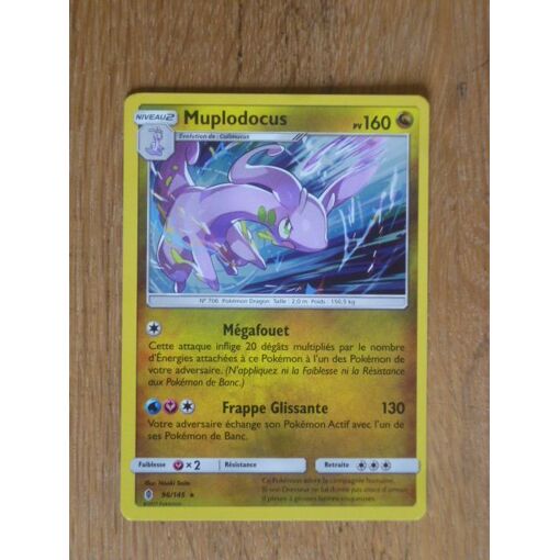 Carte Pokemon Muplodocus Holo 160 Pv Soleil Et Lune Gardiens Ascendants 96 145 Neuve Fr Rakuten