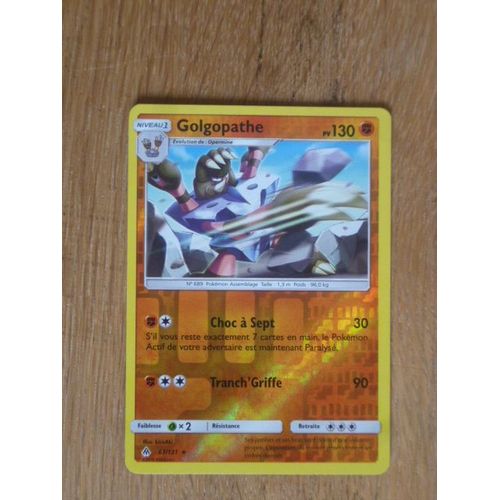 Golgopathe 67/131 Reverse - Pokemon Sl6 Lumière Interdite