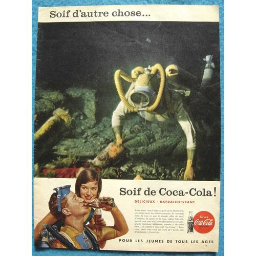 Publicité Papier - Boisson Coca-Cola De 1958